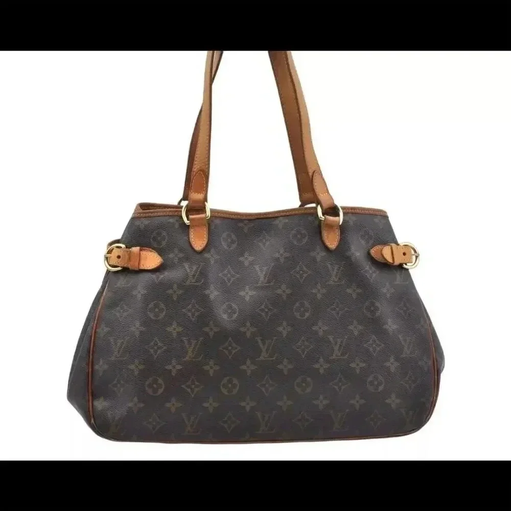 Louis Vuitton Monogram Batignolles Horizontal Shoulder Bag Brown/Tan - Picture 2 of 16